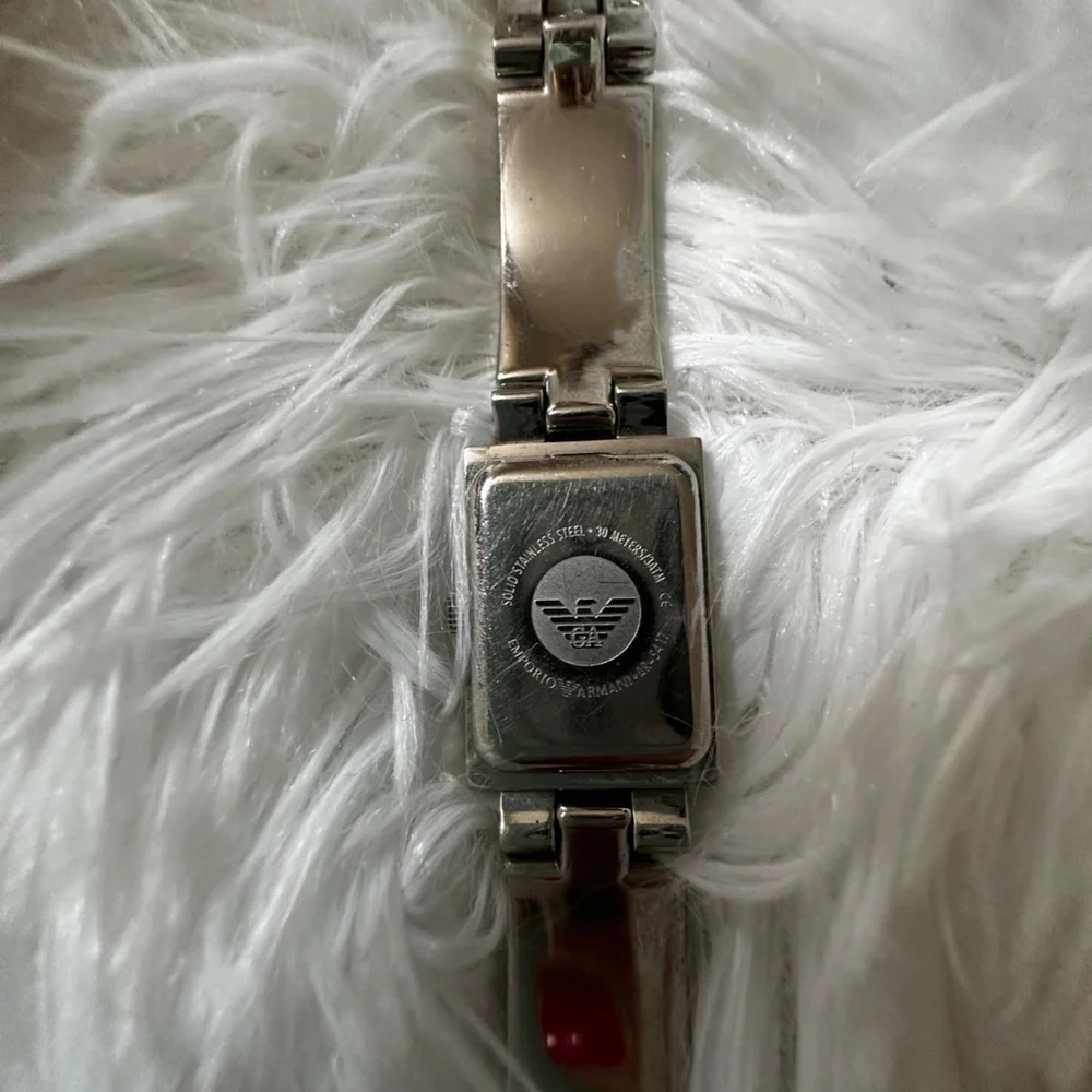 Emporio Armani Women's Stainless Steel Wrist Watch from 1998 - Picture 5 of 6